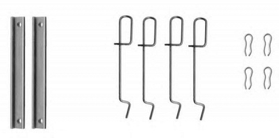 HELLA PAGID 8dz355202411 -  Комплектующие, колодки дискового тормоза